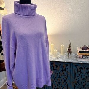 Old Navy Lilac Turtleneck Sweater